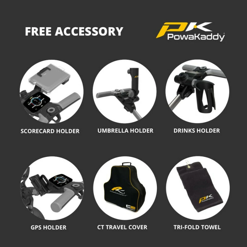 Powakaddy FX7 GPS EBS Electric Golf Trolley 2022 - Standard Lithium - Image 15