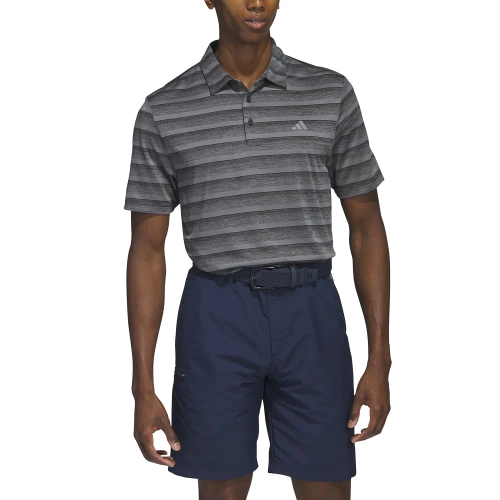 Adidas Two Colour Striped Polo Shirt - HR8008 - Image 2