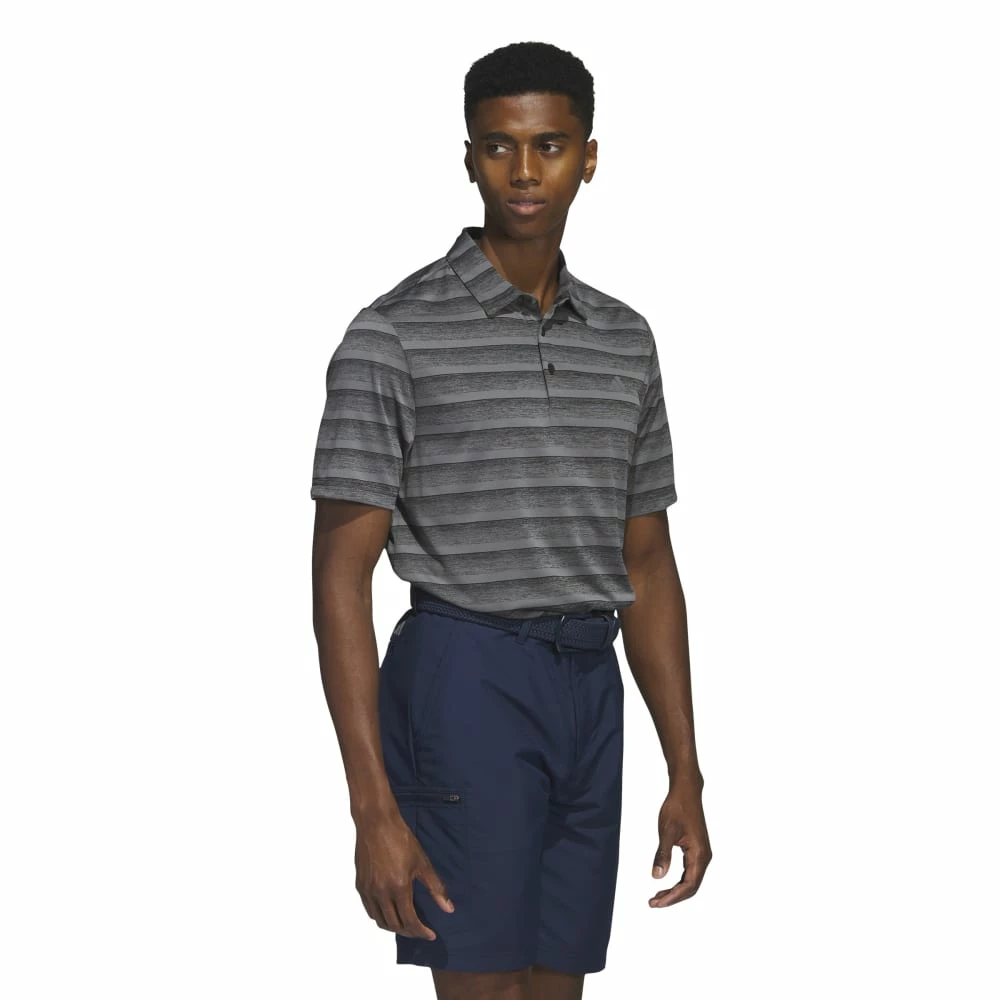 Adidas Two Colour Striped Polo Shirt - HR8008 - Image 4