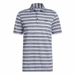 Adidas Two Colour Striped Polo Shirt - HS7579