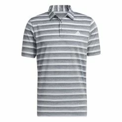 Adidas Two Colour Striped Polo Shirt - IA5444